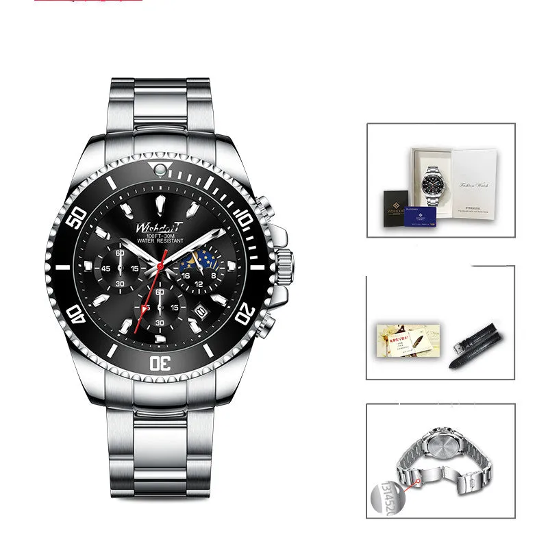 Silver Watches Men'S Automatic