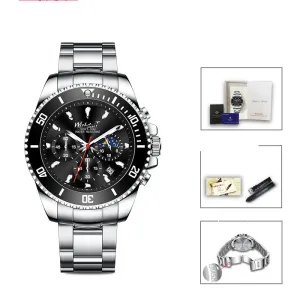 Silver Watches Men'S Automatic