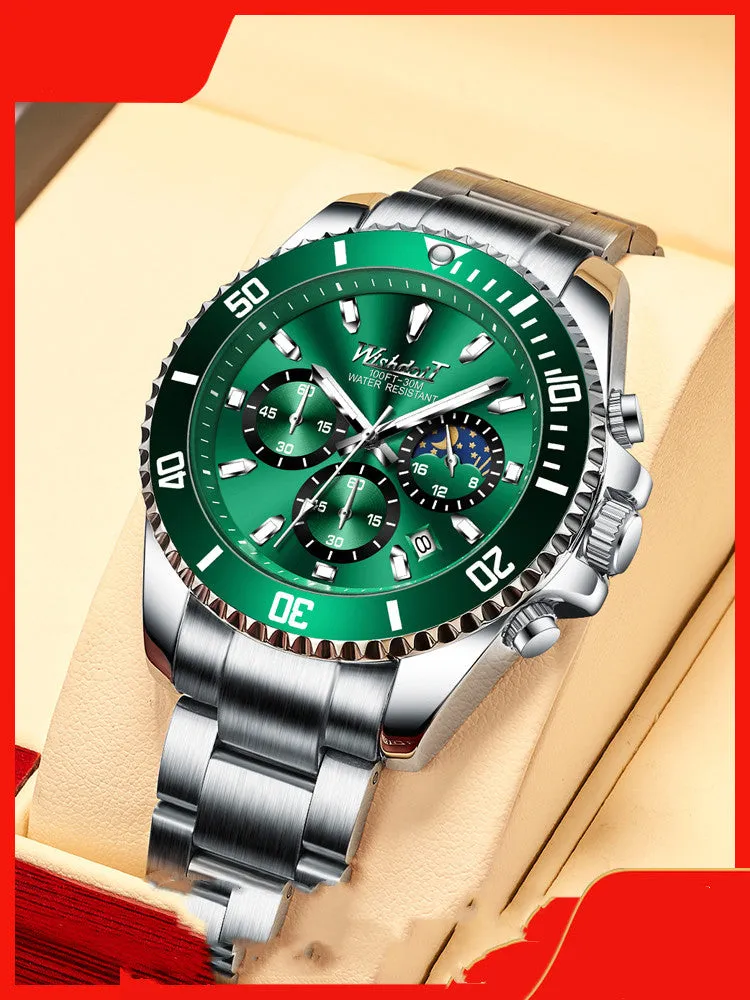 Silver Watches Men'S Automatic