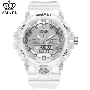 SMAEL New Outdoor Sports Watch Men&#39;s Top Brand Luxury Multi-function Digital Quartz Watch Fashion Men&#39;s Watches Relojes Hombre
