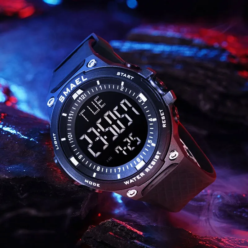 SMAEL Sport Watch Men Military Army Digital Watches Waterproof Alarm Male Clock LED Date Men WristWatch Relogio Masculino