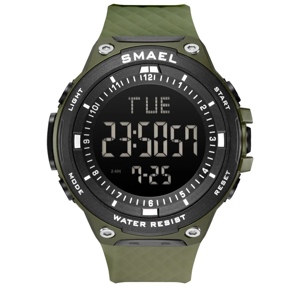 SMAEL Sport Watch Men Military Army Digital Watches Waterproof Alarm Male Clock LED Date Men WristWatch Relogio Masculino
