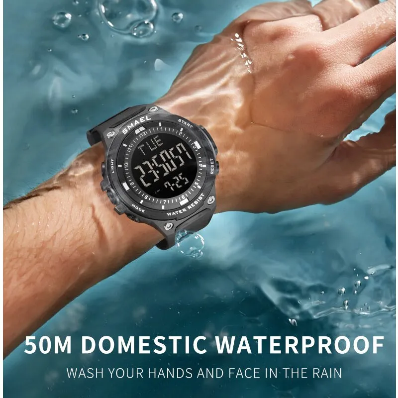 SMAEL Sport Watch Men Military Army Digital Watches Waterproof Alarm Male Clock LED Date Men WristWatch Relogio Masculino