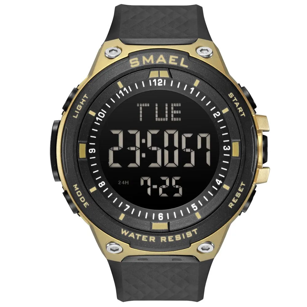 SMAEL Sport Watch Men Military Army Digital Watches Waterproof Alarm Male Clock LED Date Men WristWatch Relogio Masculino