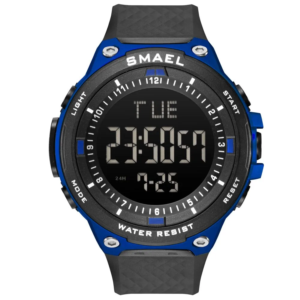 SMAEL Sport Watch Men Military Army Digital Watches Waterproof Alarm Male Clock LED Date Men WristWatch Relogio Masculino