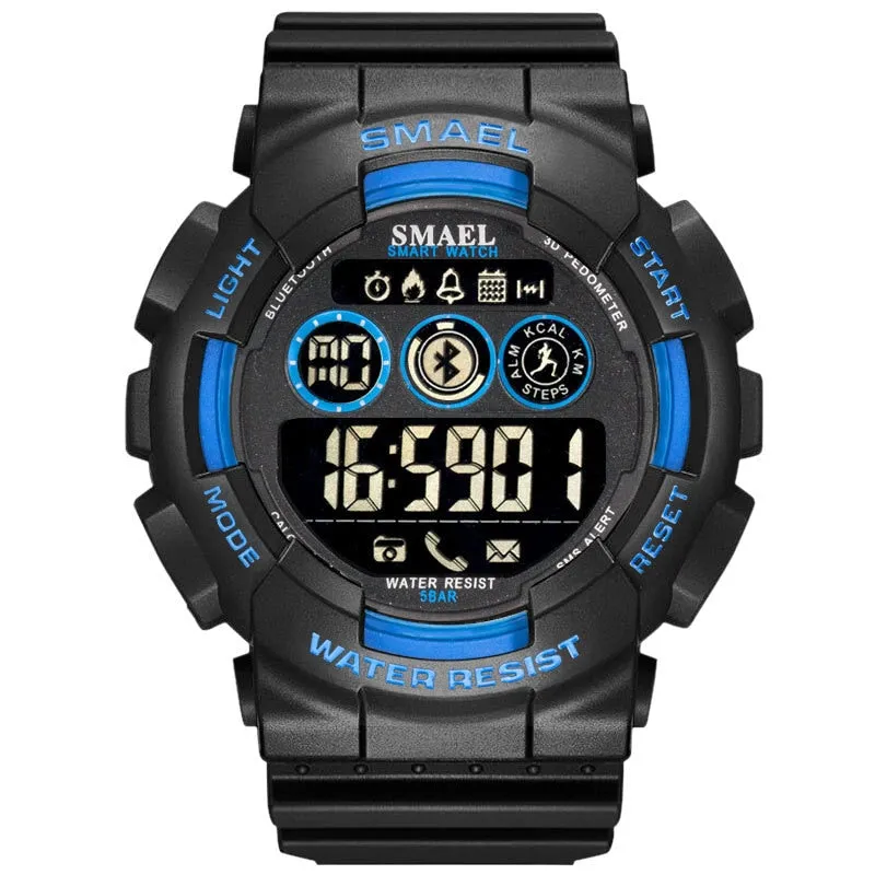 SMAEL Sport Watches Mens Digital WristWatches Male Chronograph Military Army Camouflage Wrist Watch LED Display Watches For Men