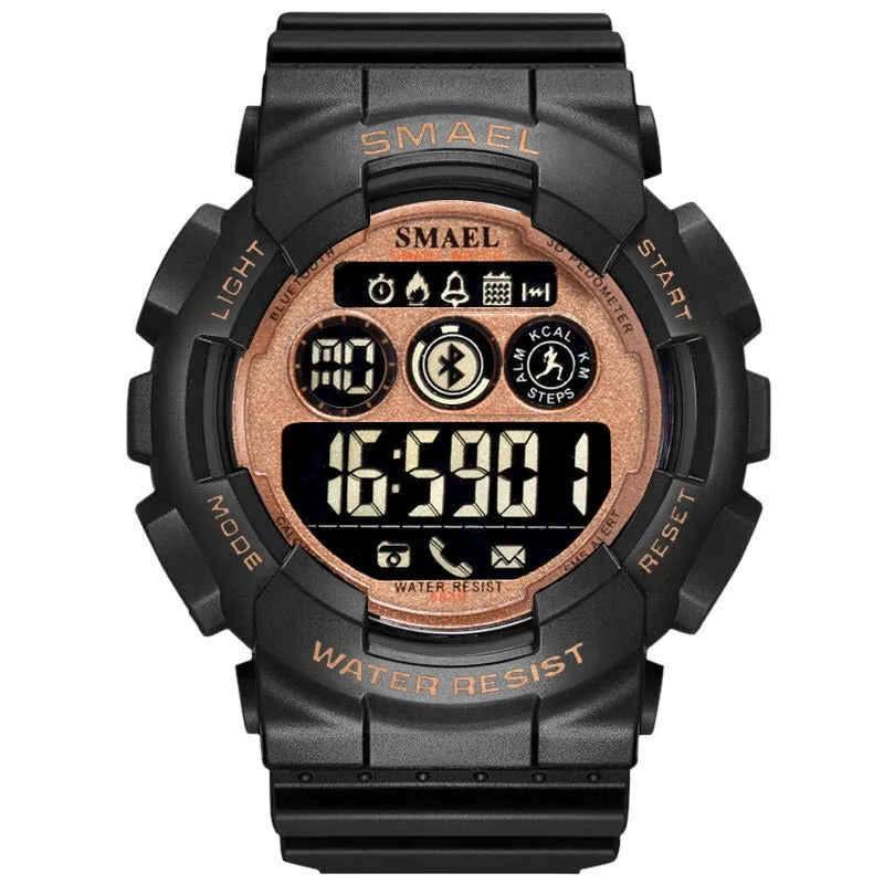 SMAEL Sport Watches Mens Digital WristWatches Male Chronograph Military Army Camouflage Wrist Watch LED Display Watches For Men