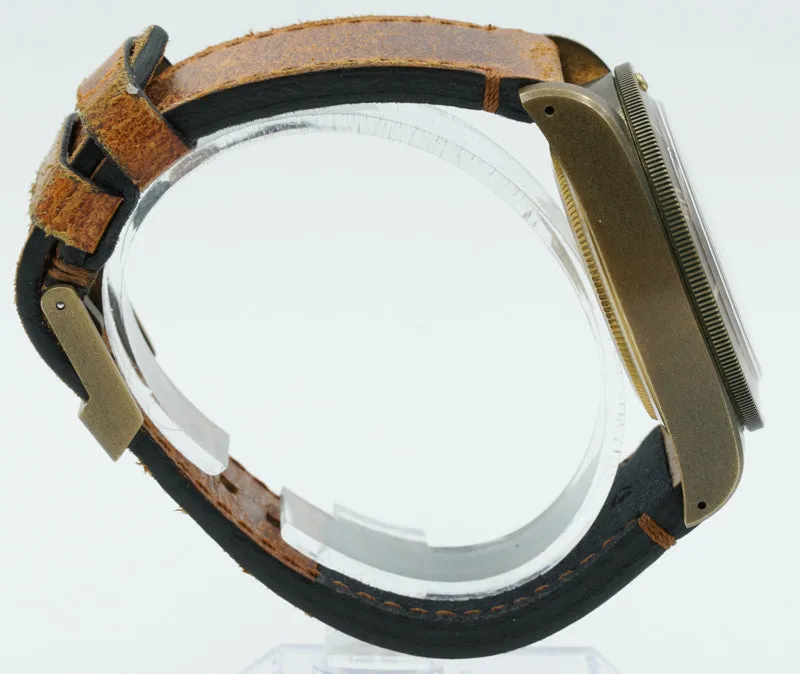 SOLD  - 4/30/22/ -  Tudor Black Bay 79250BM Bronze Case on Leather Strap - 43mm