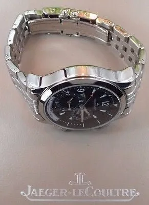 SOLD!!! Jaeger LeCoultre Mens Master Compressor Geographic Steel World Watch 146.8.83/1