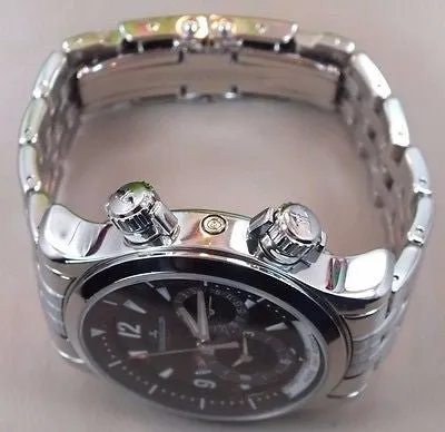 SOLD!!! Jaeger LeCoultre Mens Master Compressor Geographic Steel World Watch 146.8.83/1