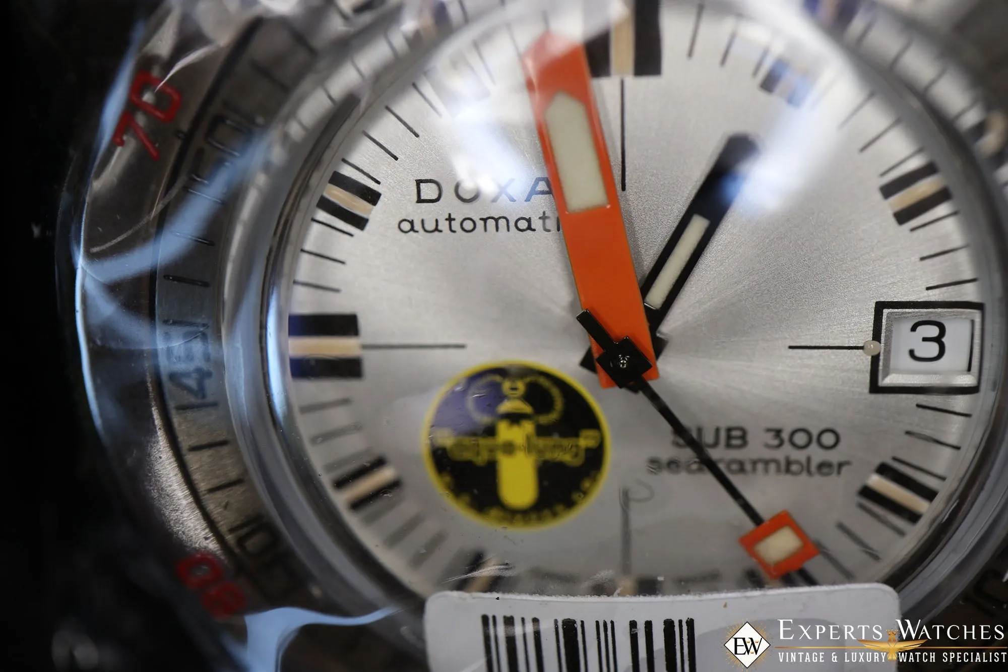 Sold!!! New Limited Edition Doxa Sub 300T 50th Anniversary Searambler Silver Lung Watch