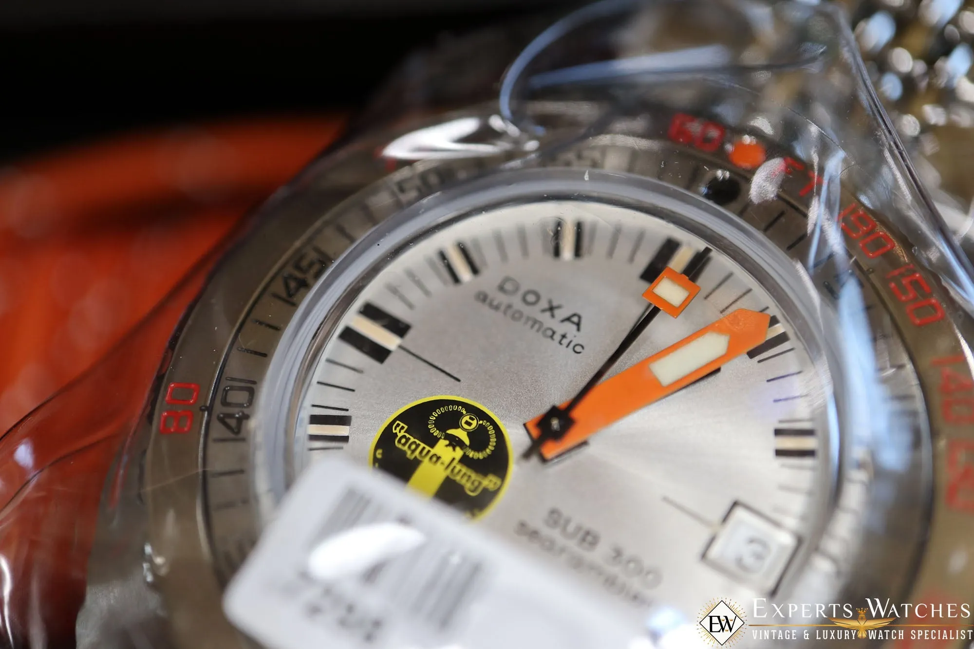 Sold!!! New Limited Edition Doxa Sub 300T 50th Anniversary Searambler Silver Lung Watch