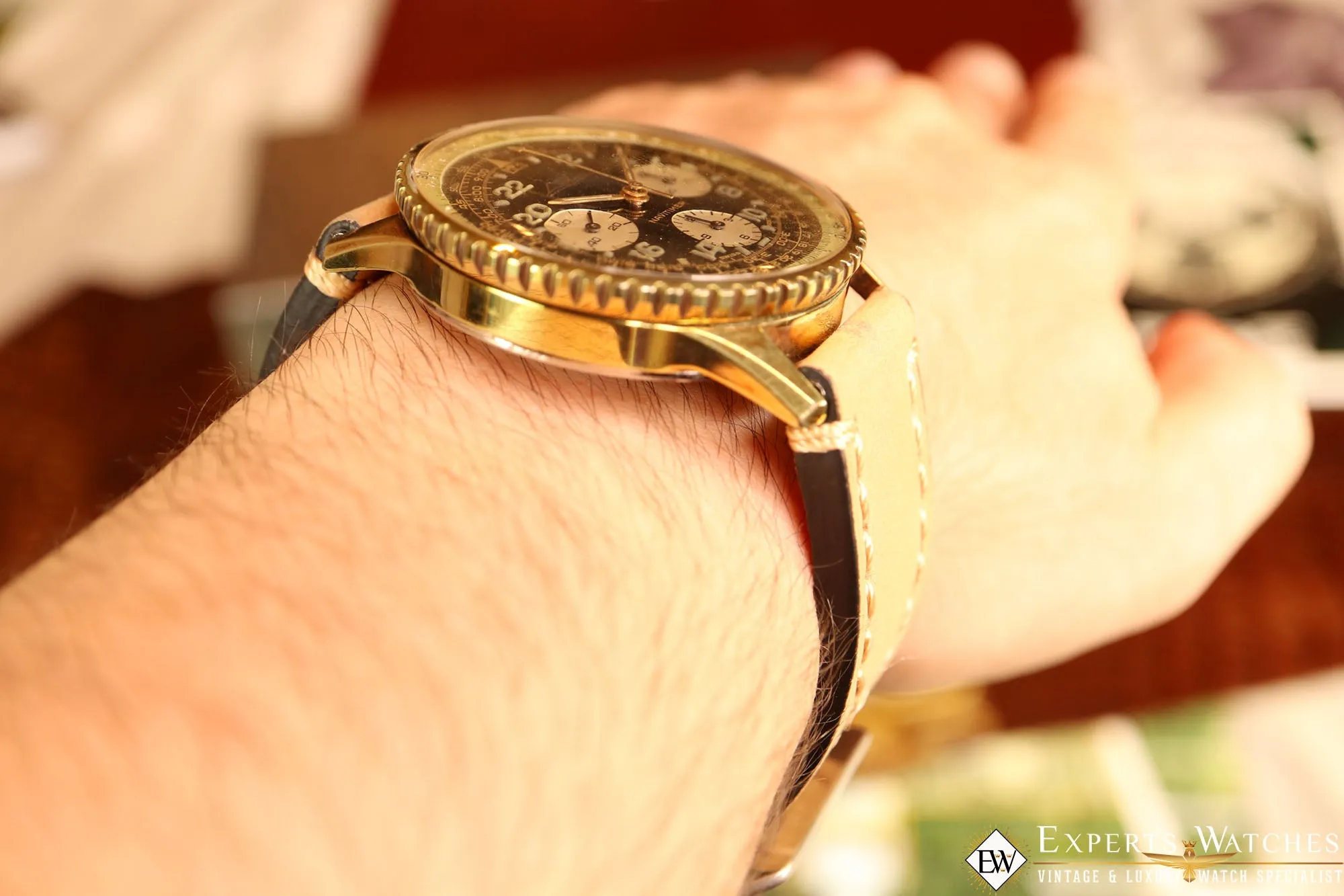 Sold!!!! Vintage Serviced 1967 Breitling 809 AOPA Navitimer Cosmonaut Watch CPO