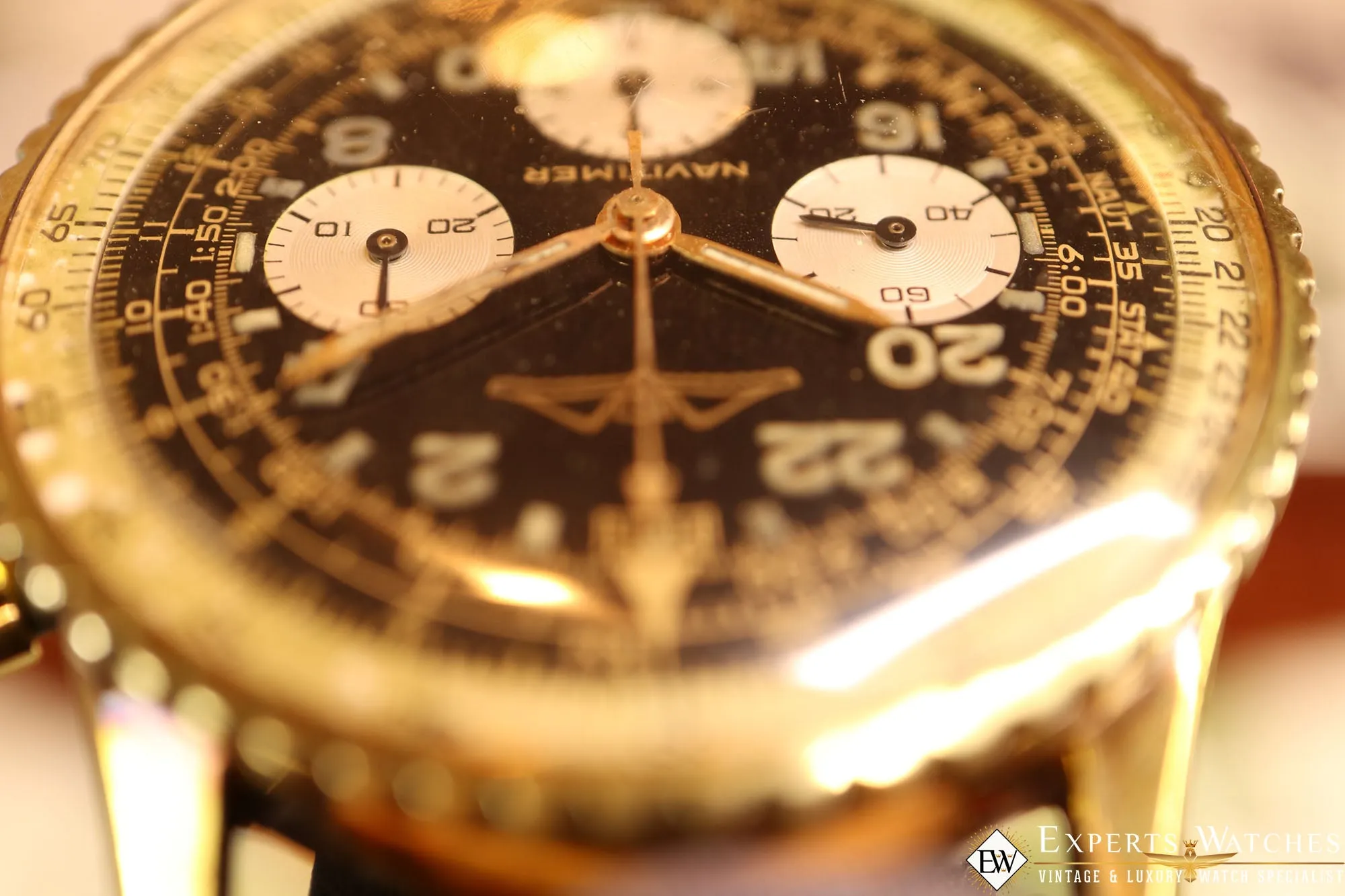 Sold!!!! Vintage Serviced 1967 Breitling 809 AOPA Navitimer Cosmonaut Watch CPO