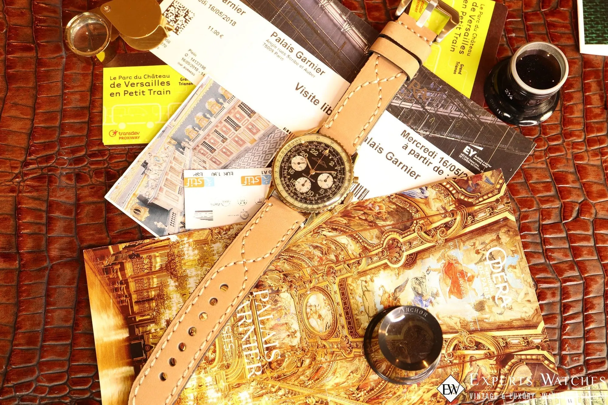 Sold!!!! Vintage Serviced 1967 Breitling 809 AOPA Navitimer Cosmonaut Watch CPO