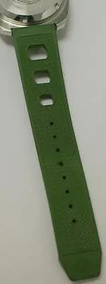 Sold!!! ZODIAC MEN'S SEA DRAGON Green Hulk RUBBER Diving WATCH ZO2228 Swiss Chronograph