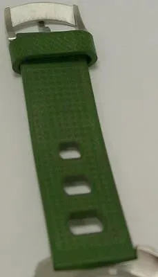 Sold!!! ZODIAC MEN'S SEA DRAGON Green Hulk RUBBER Diving WATCH ZO2228 Swiss Chronograph