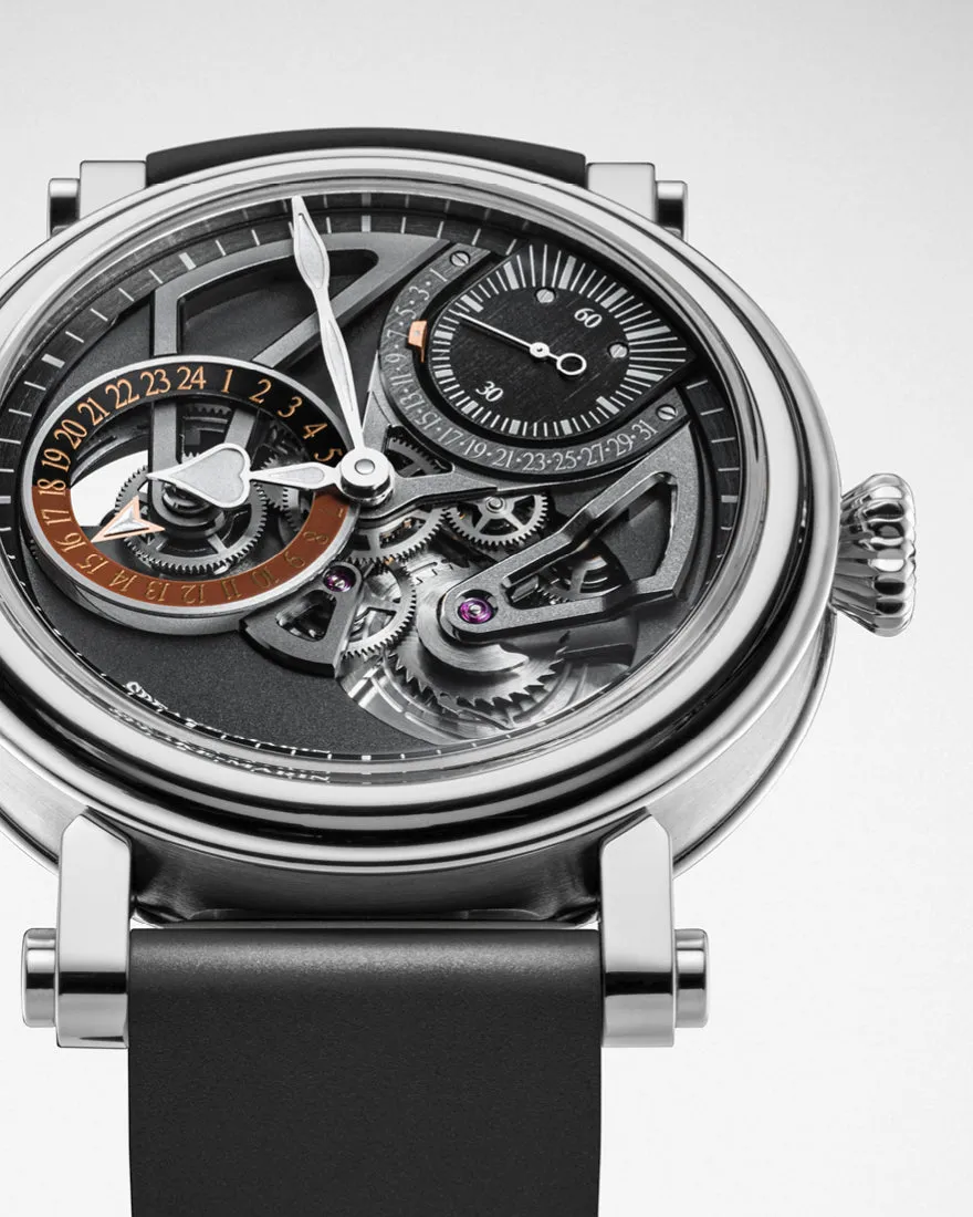 Speake-Marin Openworked Dual Time Titanium 42mm (Special Order)