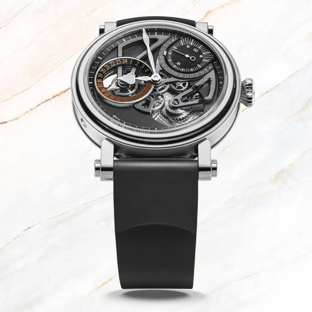 Speake-Marin Openworked Dual Time Titanium 42mm (Special Order)