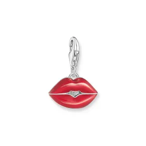 THOMAS SABO Charm Pendant Red Pouting Lips