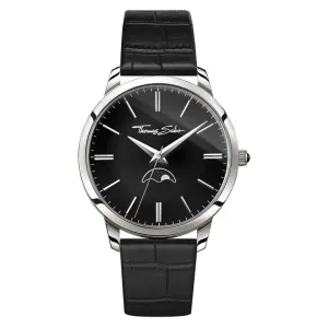 Thomas Sabo Classic Moonphase Black Leather Mens Watch