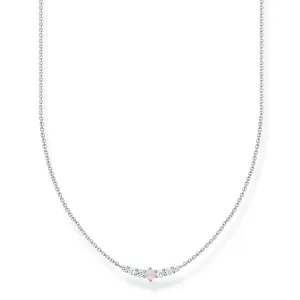 Thomas Sabo Necklace Pink Stone Silver