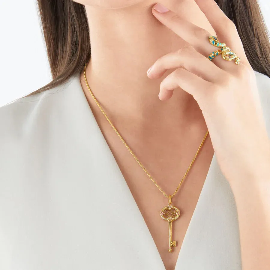 Thomas Sabo Pendant Key Gold TPE895Y