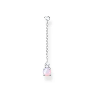 Thomas Sabo Single Earring Pink Stone Silver