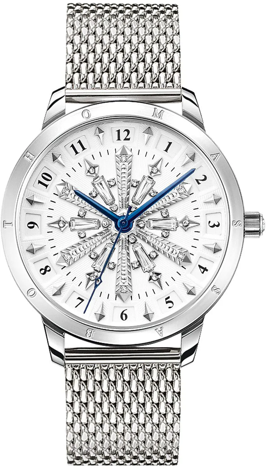 Thomas Sabo Snowflakes 3D Optics White Silver Ladies Watch