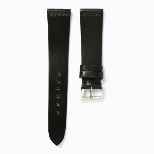 Time Tide Black Cordovan Leather Watch Strap