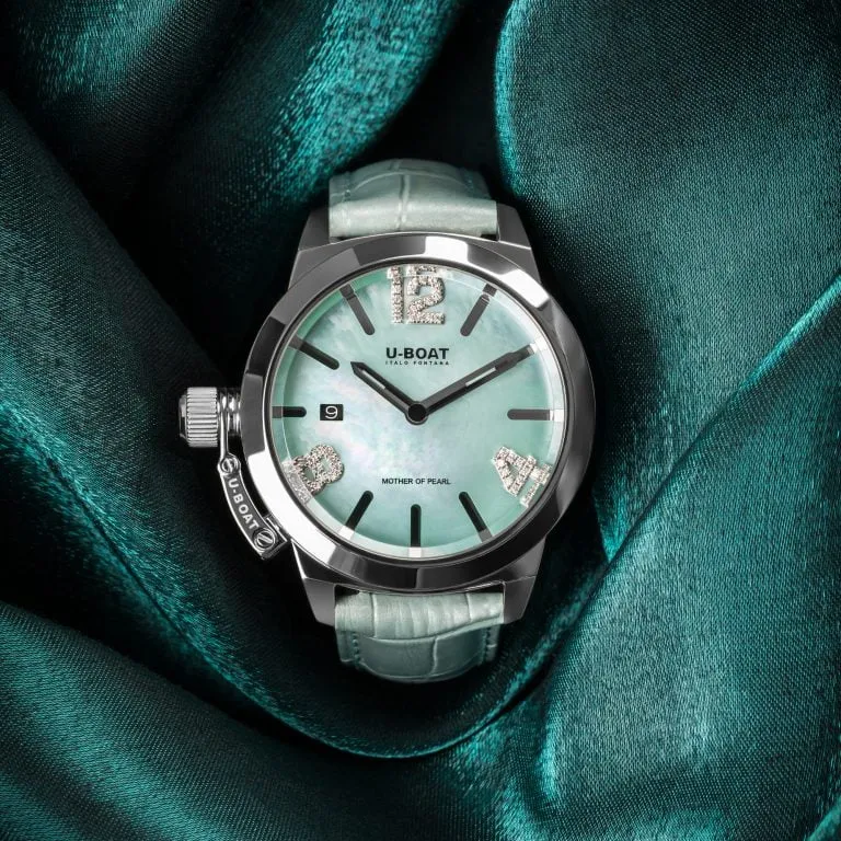 U-Boat Watch Classico 38 Turquoise Mother of Pearl 8481