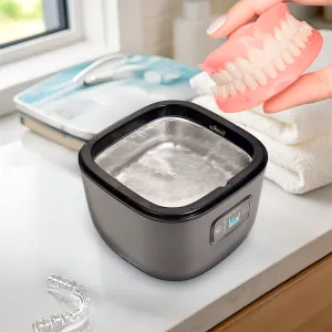 Ultrasonic Retainer Cleaner – 45kHz Deep Cleaning with UV & 3 Modes