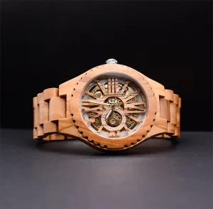 UXD Premium Eco-Friendly Manual Mechanical Wooden Watch