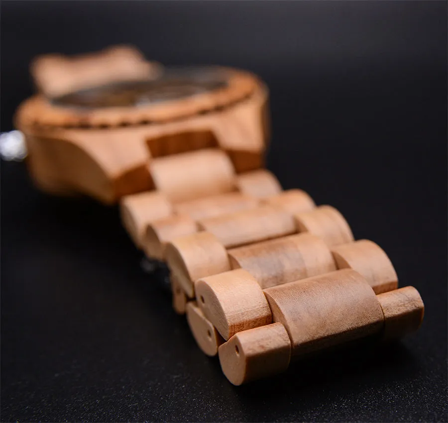 UXD Premium Eco-Friendly Manual Mechanical Wooden Watch