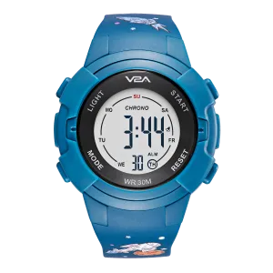 V2A Boys Green Planets Digital Watch - Sports Watch for Boys Age 5-13 | Latest Watch for Kids | Gift for Kids | Return Gifts | Birthday Gifts | Gift for Girls | Gift for Boys