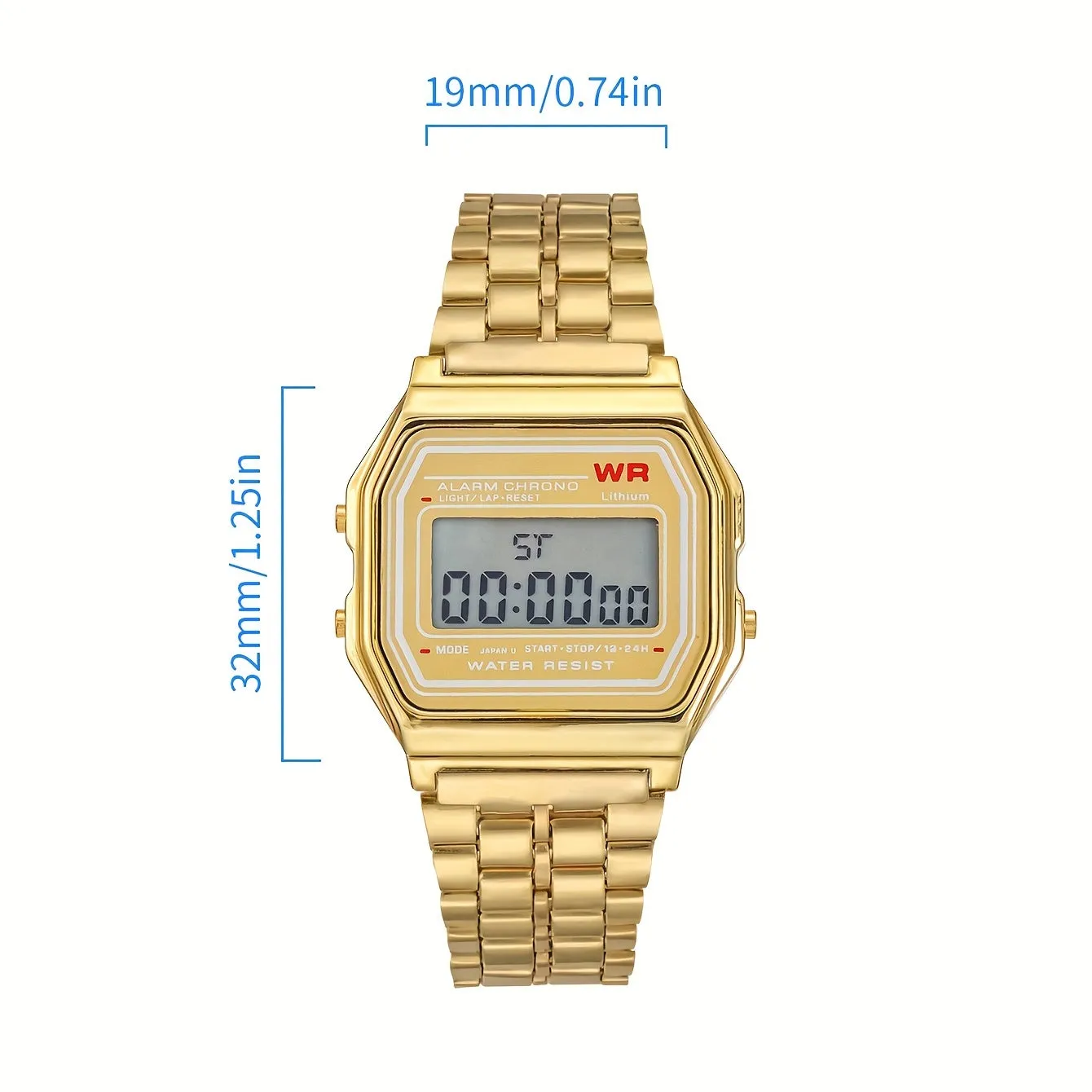 Versatile Waterproof Digital Watch