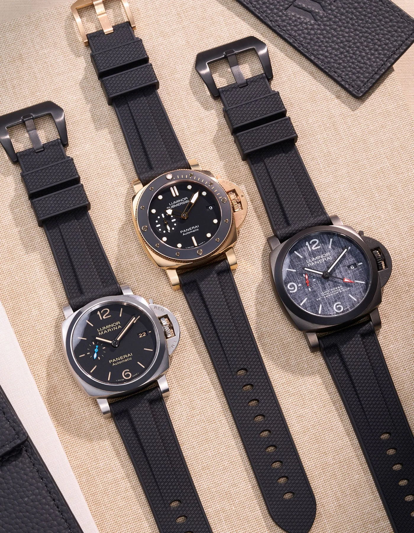 Vertech FKM Rubber Straps for Panerai Submersible