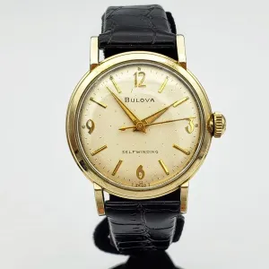 Vintage BULOVA Wristwatch with Dots on Dial Automatic Swiss Cal. 11ALAC 17J Watch