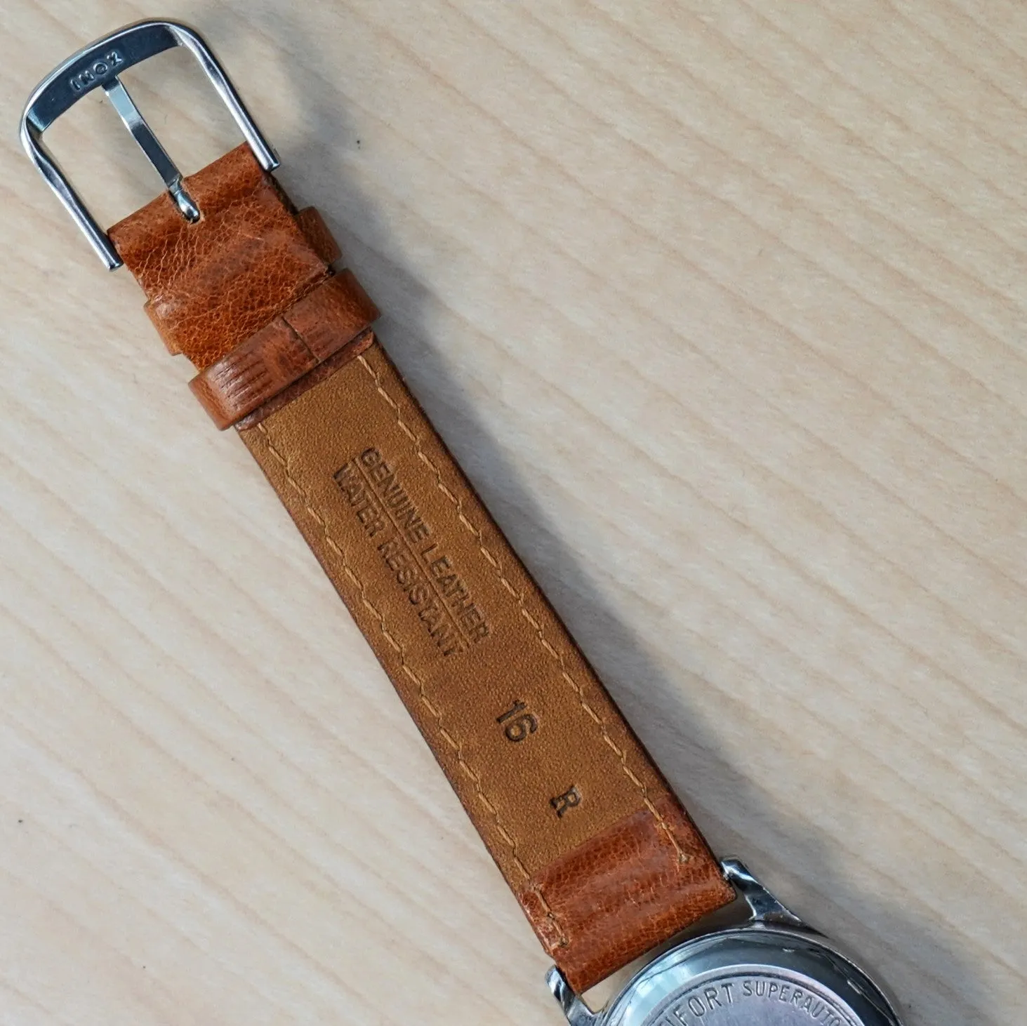 Vintage MIDO Multifort Super Automatic Watch ALL S.S. 17 Jewels Cal. 817 Two-Tone Dial 220