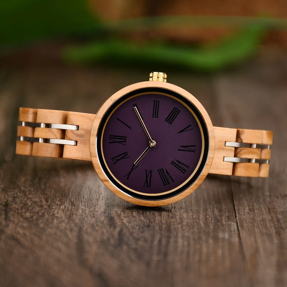VIORA - Women Wood Watch