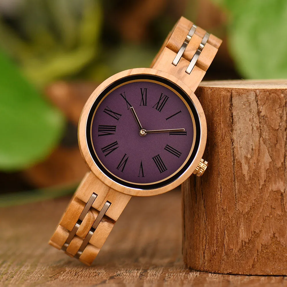 VIORA - Women Wood Watch