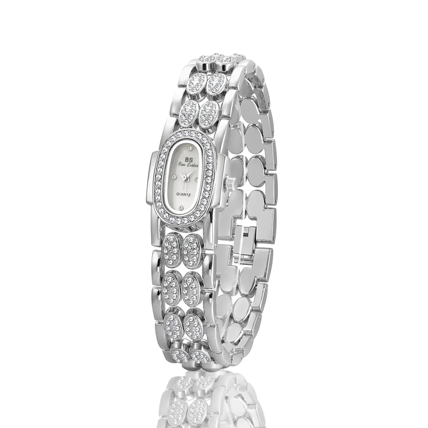 Watches  Luxury Diamond Quartz Gold Bracelet