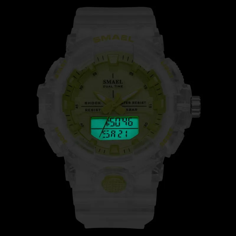Women's 50M Waterproof Transparent Watches