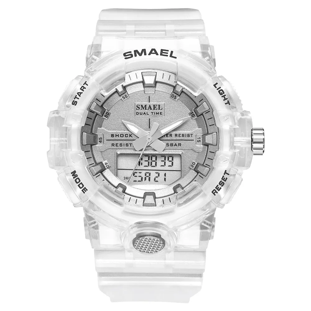 Women's 50M Waterproof Transparent Watches
