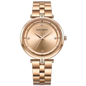 Women's Crystal Dial Stainless Steel Bracelet Watch
