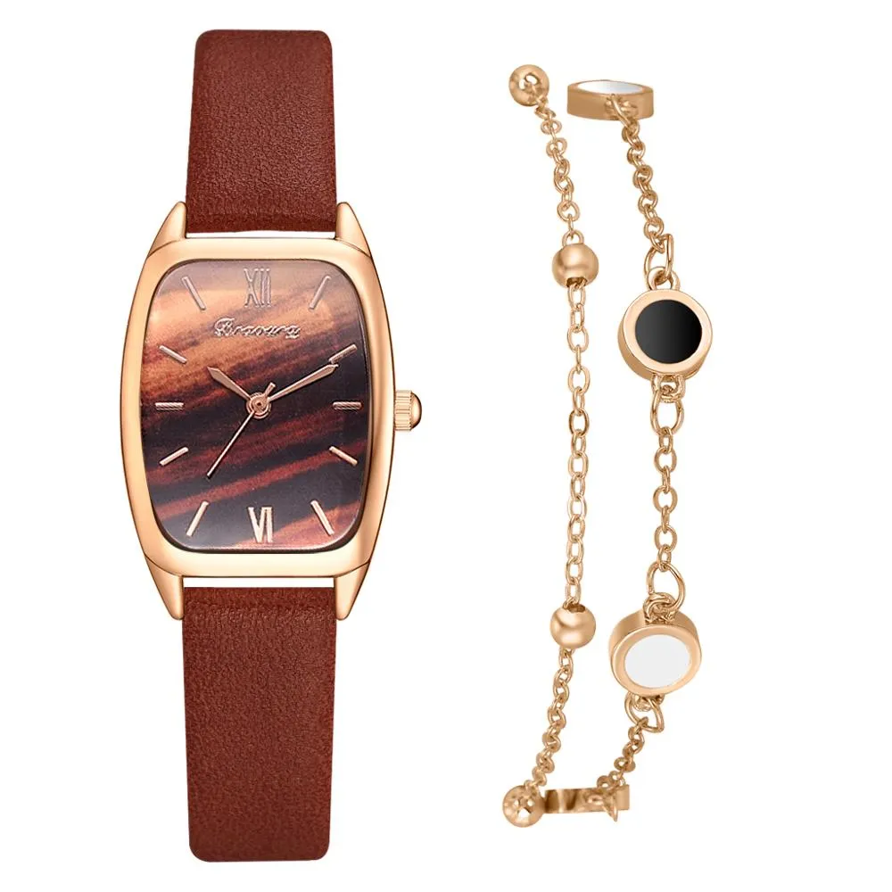 Women's Shell Dial Watch with Bracelet
