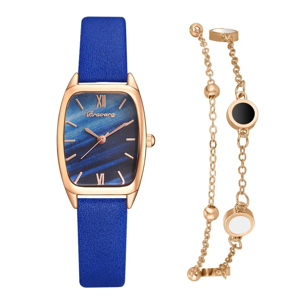 Women's Shell Dial Watch with Bracelet