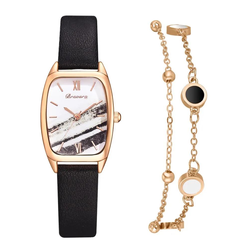 Women's Shell Dial Watch with Bracelet