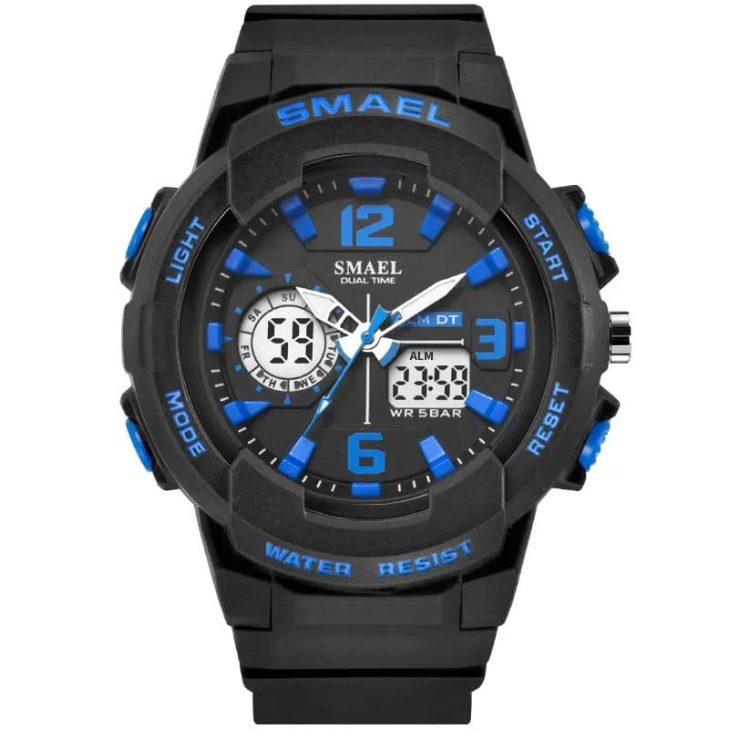 Women's Two Color Design LED Sport Watch