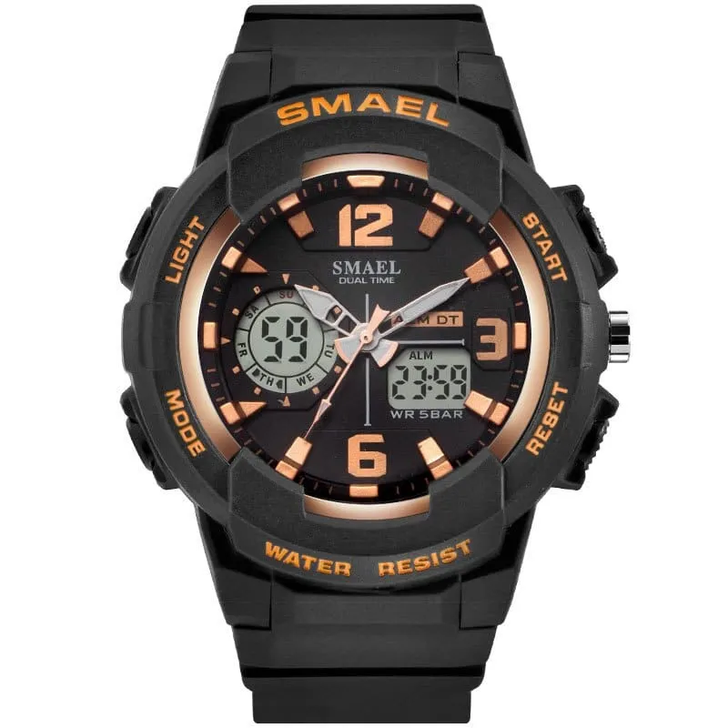 Women's Two Color Design LED Sport Watch